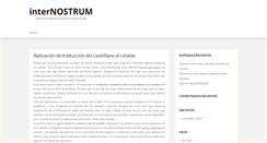 Desktop Screenshot of internostrum.com