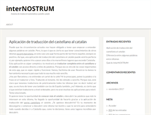 Tablet Screenshot of internostrum.com